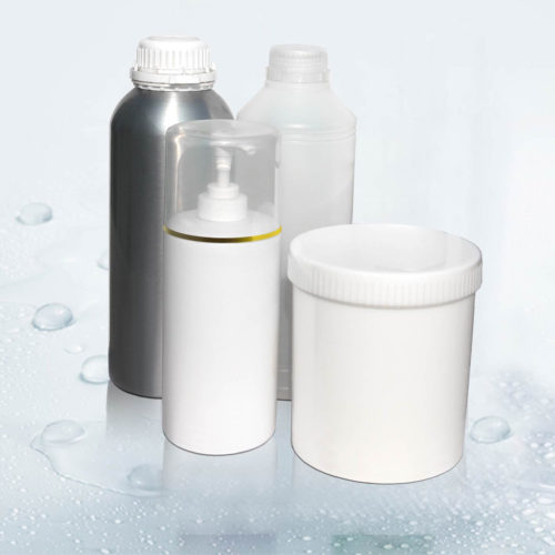 Bulk cosmetic containers and bottles