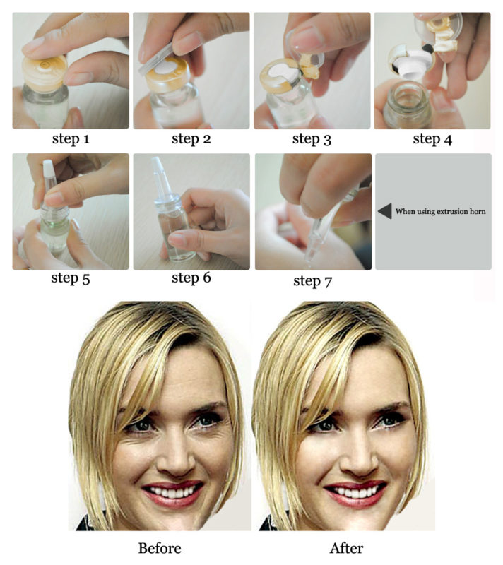 peptide serum before after